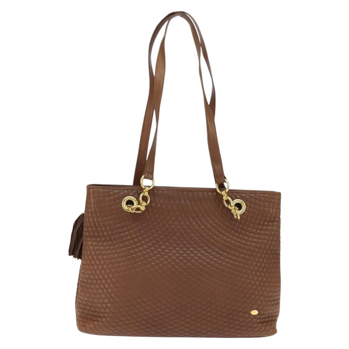 Bally Vintage Tote Bag Leather