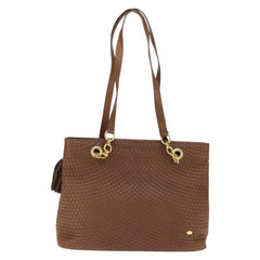 Bally Vintage Tote Bag Leather