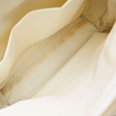 Chanel Surpique Zip Around Satchel Quilted Leather