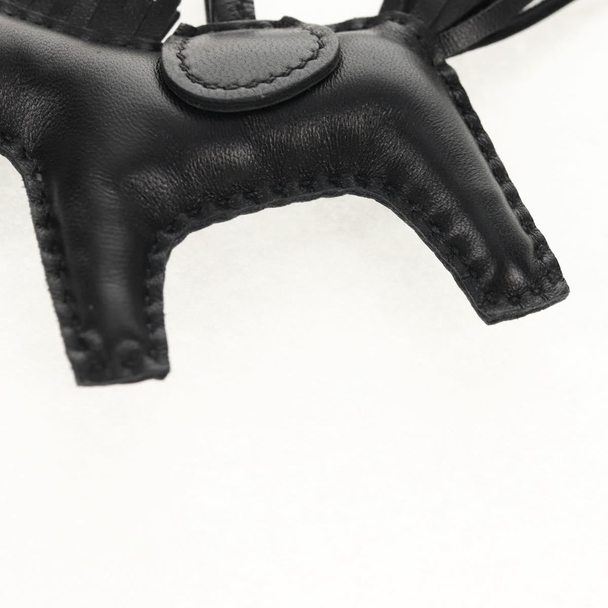 Hermes So Black GriGri Rodeo Bag Charm Leather