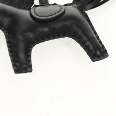 Hermes So Black GriGri Rodeo Bag Charm Leather