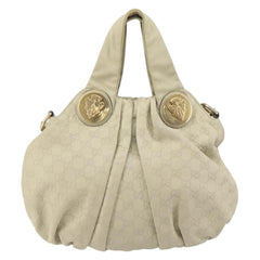 Gucci Hysteria Convertible Top Handle Bag Guccissima Leather
