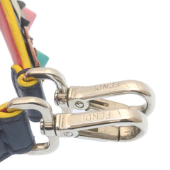 Fendi Flowerland Strap You Shoulder Strap Studded Leather