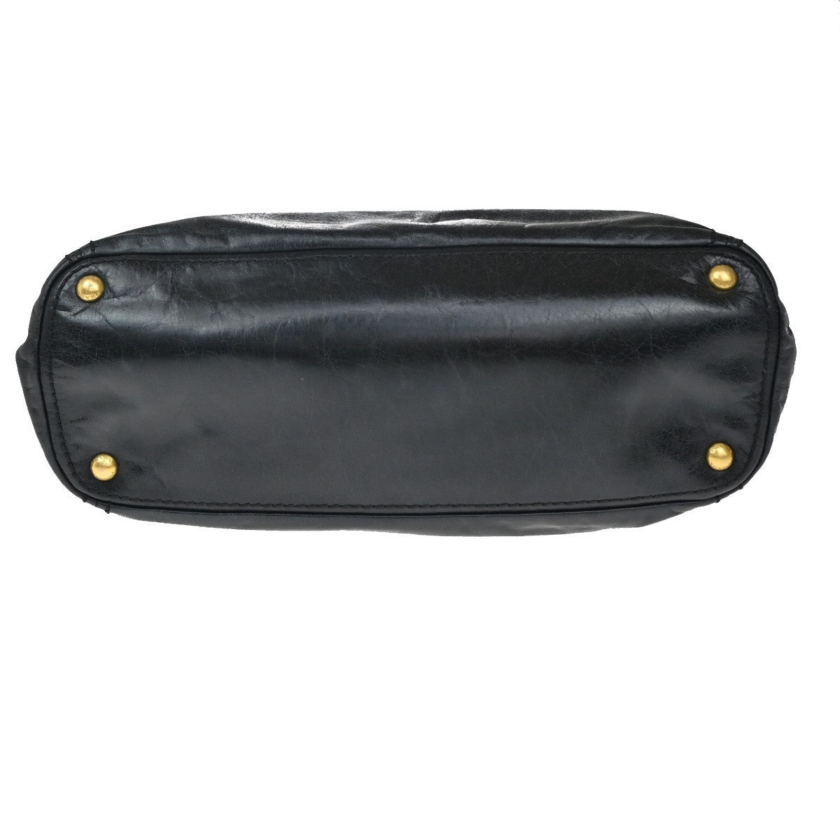 Prada Front Pocket Convertible Tote Leather