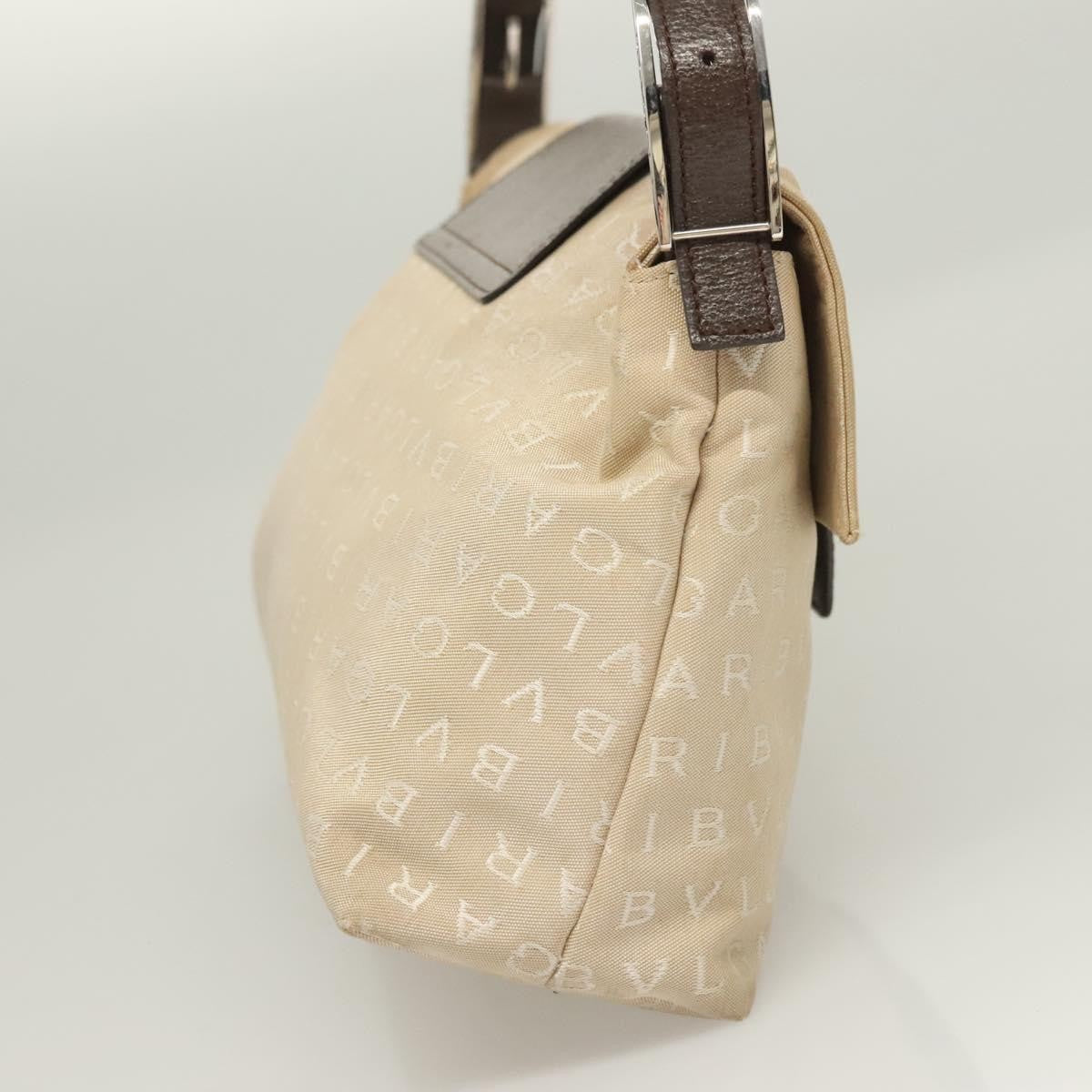Bvlgari B.Zero1 Logomania Bag Canvas with Leather