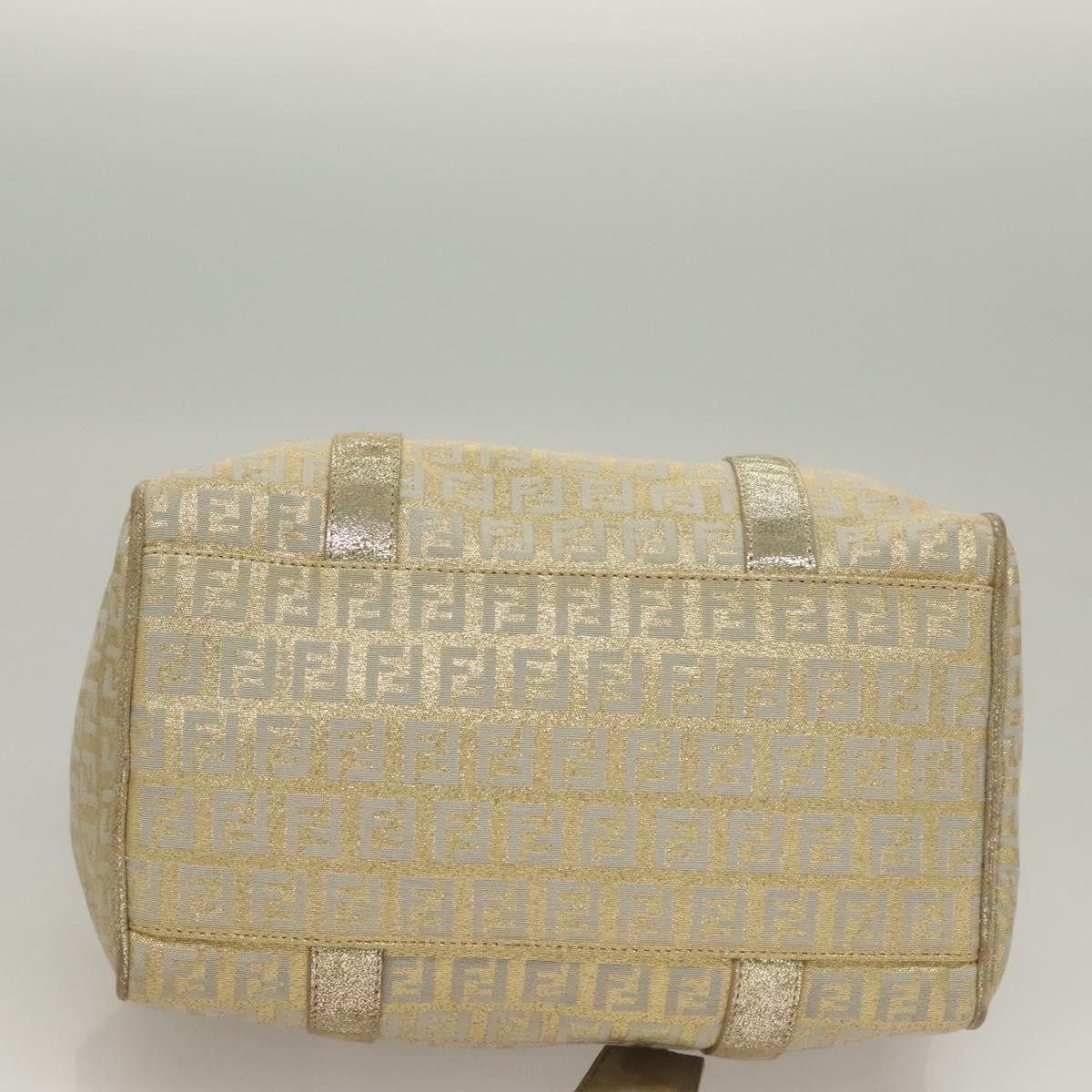 Fendi Boston Bag Zucchino Lurex Canvas