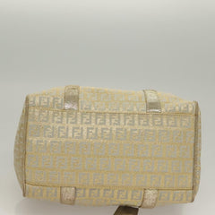 Fendi Boston Bag Zucchino Lurex Canvas