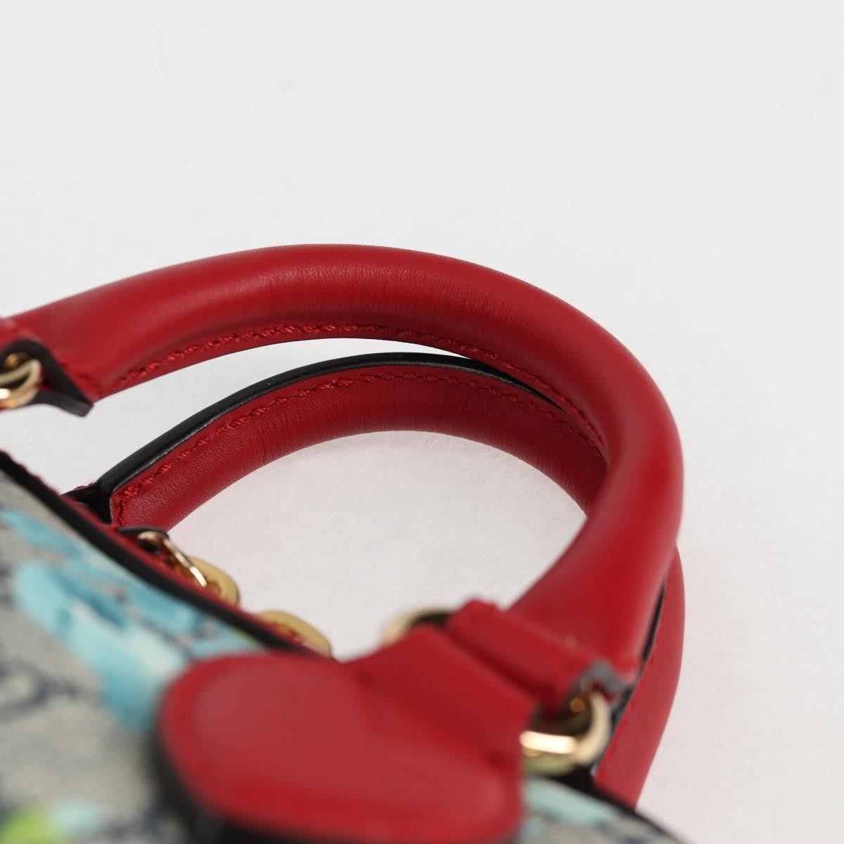 Gucci Convertible Boston Bag Blooms Print GG Coated Canvas
