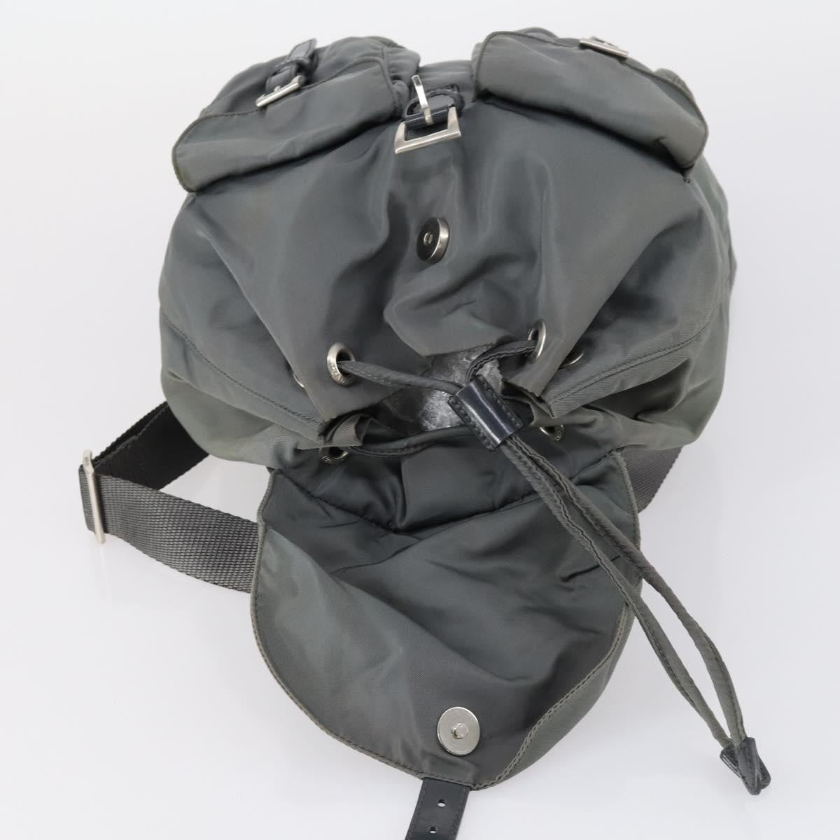 Prada Double Front Pocket Backpack Tessuto