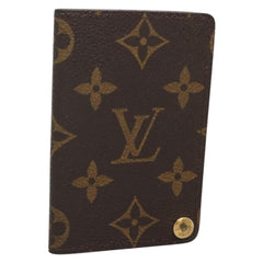 Louis Vuitton Porte Cartes Pression Card Case Monogram Canvas