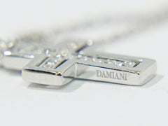 Damiani Belle Epoque Pendant Necklace 18K White Gold and Diamonds