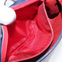 Celine Vintage Circle Logo Crossbody Bag Leather