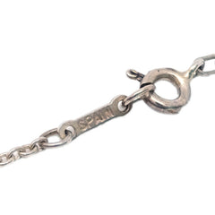 Tiffany & Co. Elsa Peretti Open Heart Pendant Necklace Sterling Silver