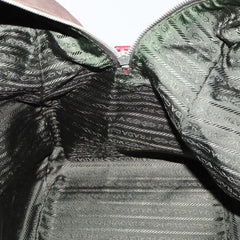 Prada Bowler Bag Canvas with Leather