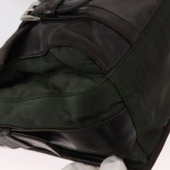 Prada Double Buckle Flap Messenger Bag Tessuto