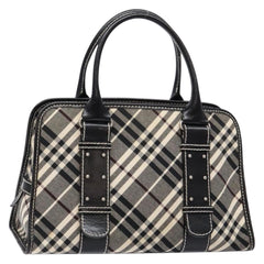 Burberry Belted handle handbag Nova check canvas