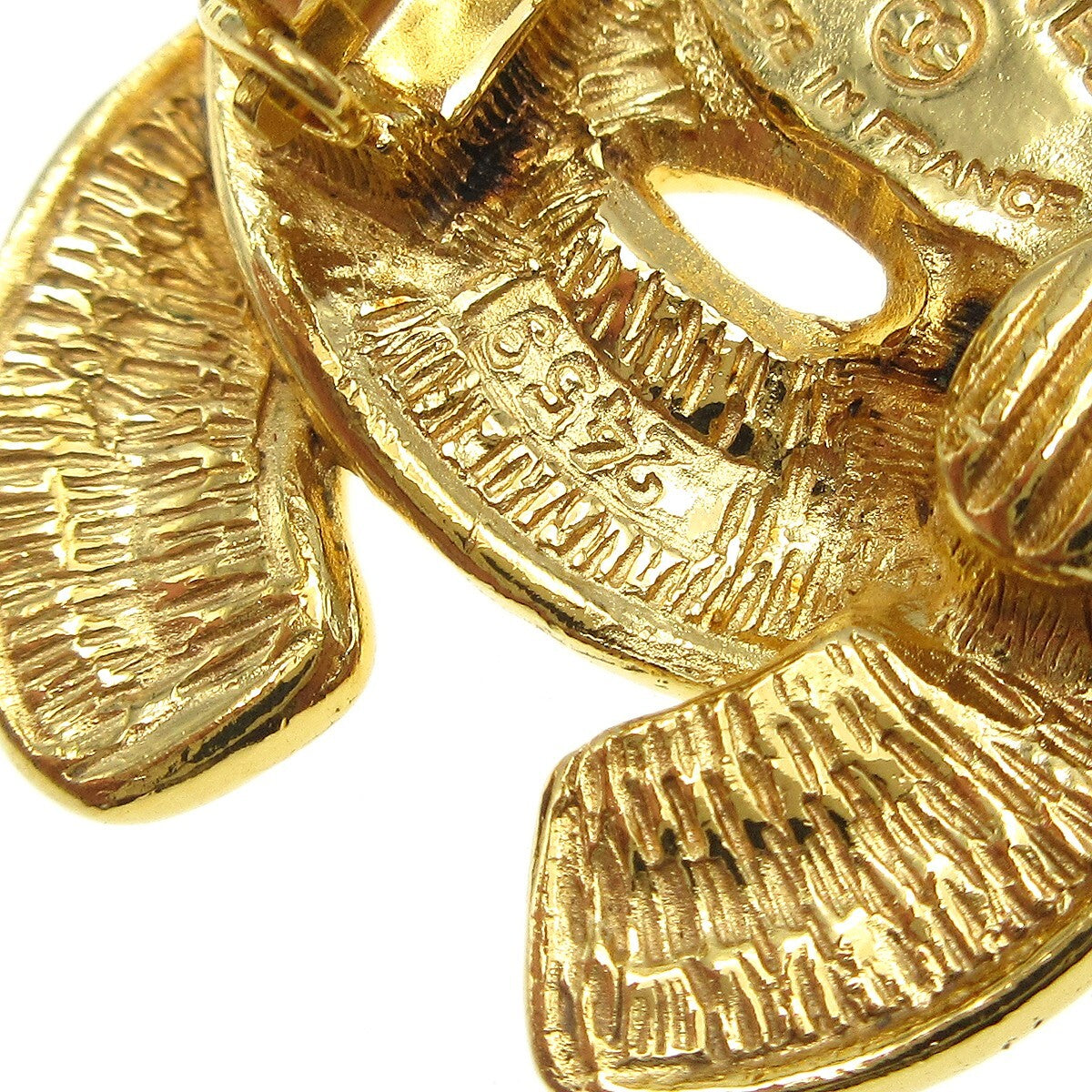 Chanel CC Clip-On Earrings Metal