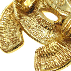 Chanel CC Clip-On Earrings Metal