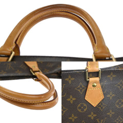 Louis Vuitton Sac Plat Bag Monogram Canvas