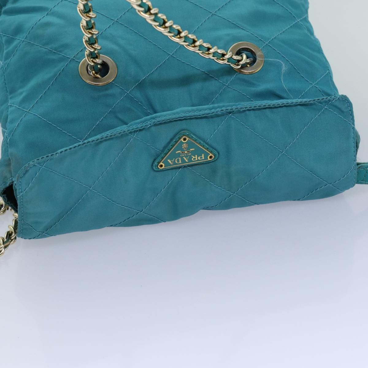 Prada Chain Shoulder Bag Tessuto