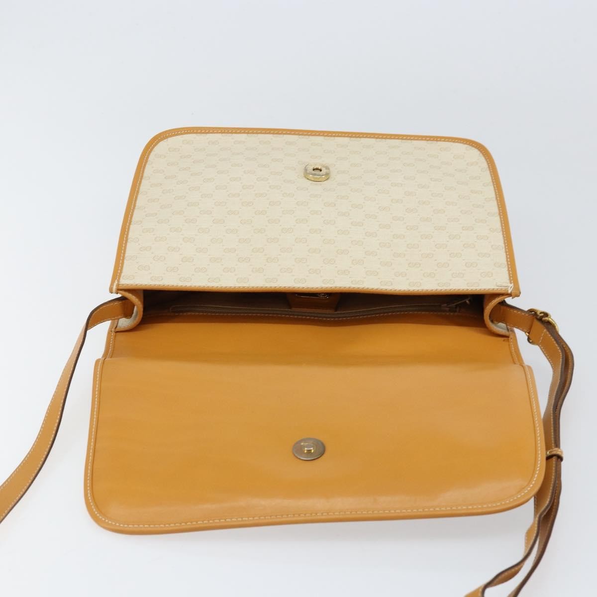 Gucci Vintage Web Sherry Line Handbag Micro GG Canvas