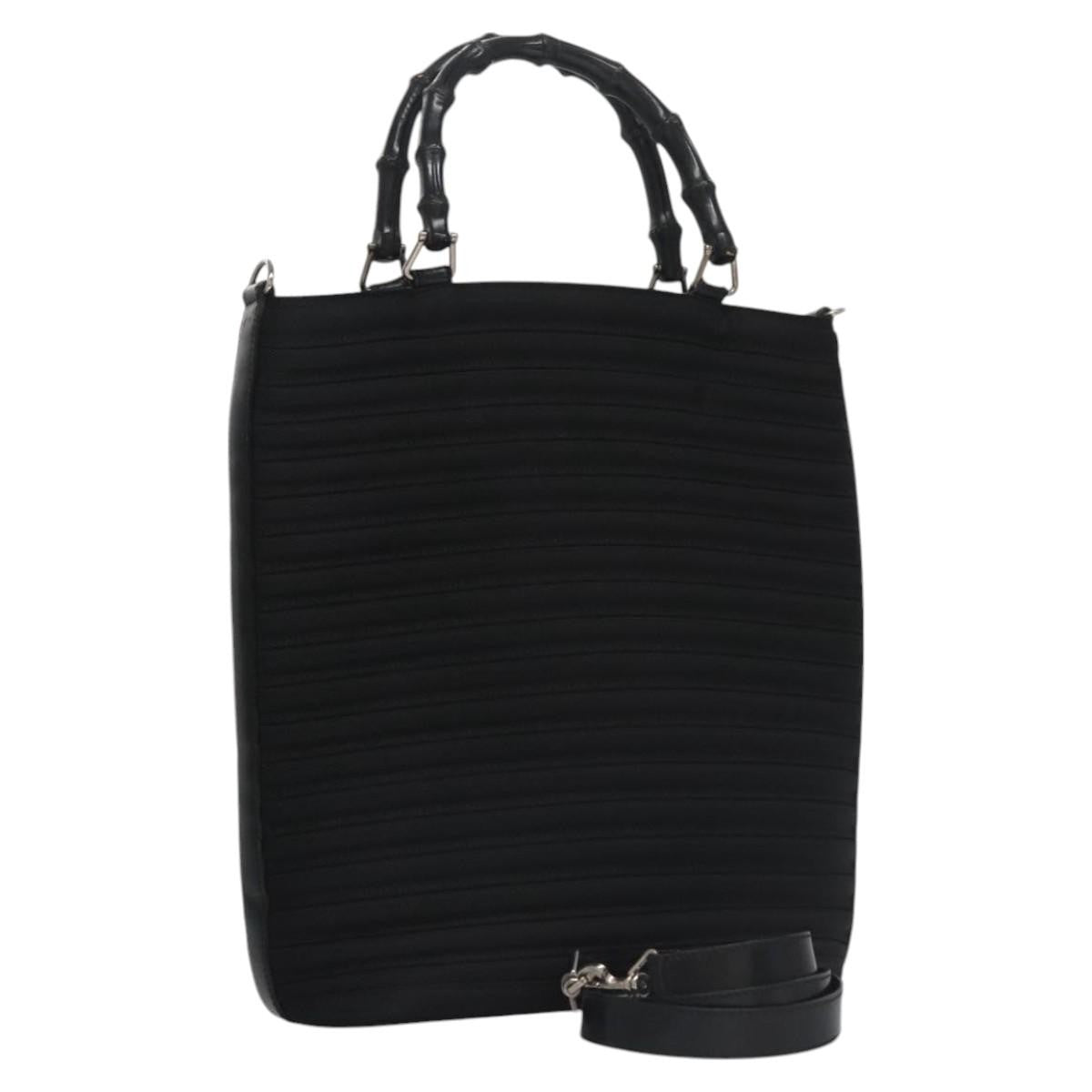 Gucci Vintage Bamboo Handle Bag Nylon
