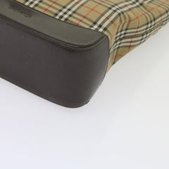 Burberry Nova Check Tote Leather