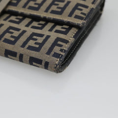 Fendi FF Continental Wallet Canvas