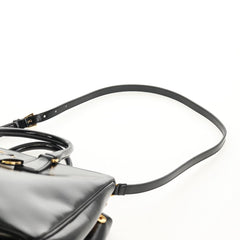 Prada Double Zip Lux Tote Vernice Saffiano Leather