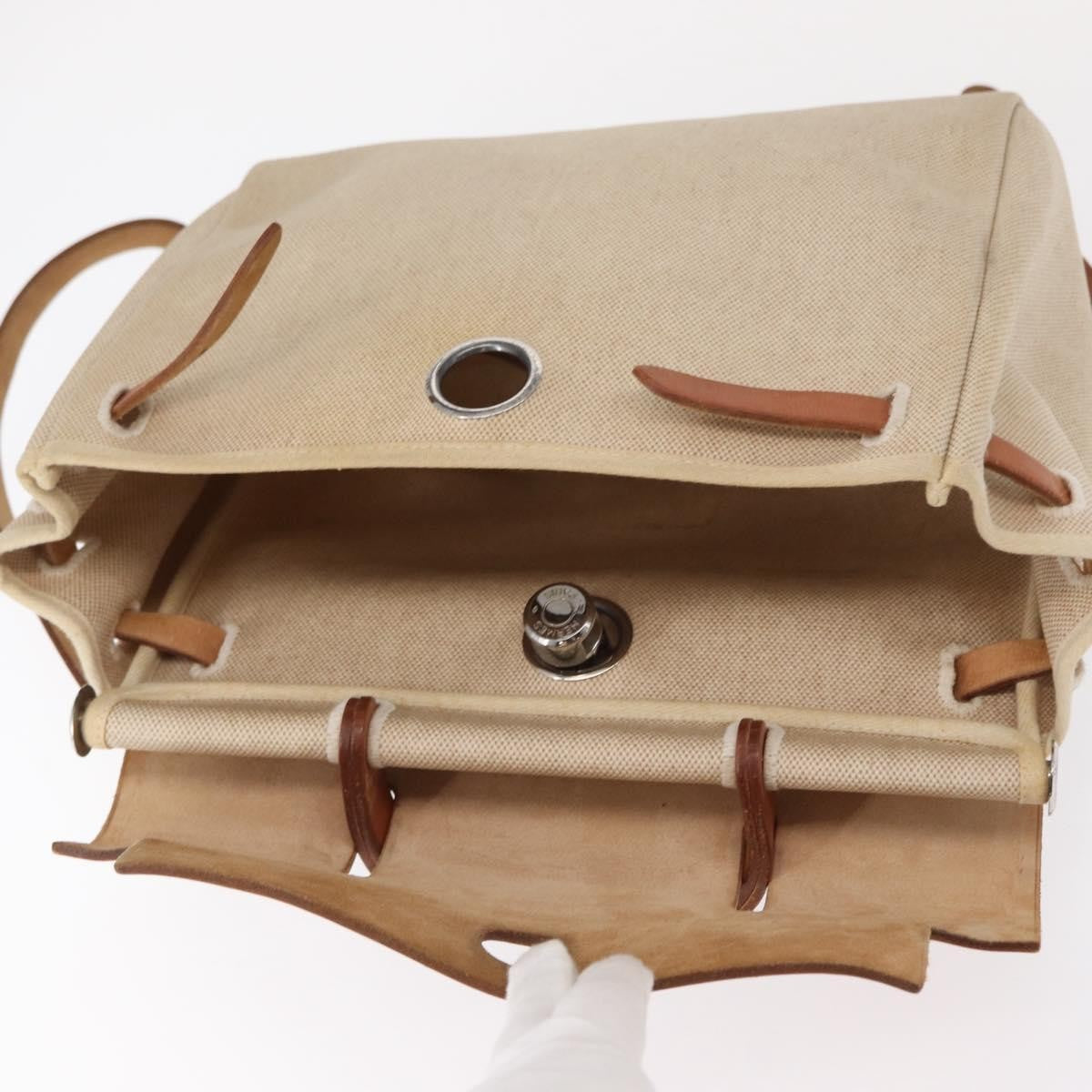 Hermes Herbag A Dos Backpack Toile