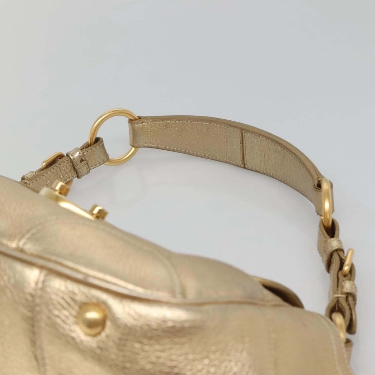 Prada Antic Pushlock Shoulder Bag Leather