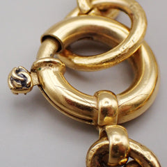 Chanel Vintage Triple CC Chain Necklace Metal