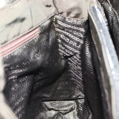 Prada Vintage Zip Tote Tessuto