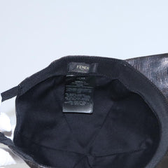 Fendi Logo Baseball Cap Zucca Canvas