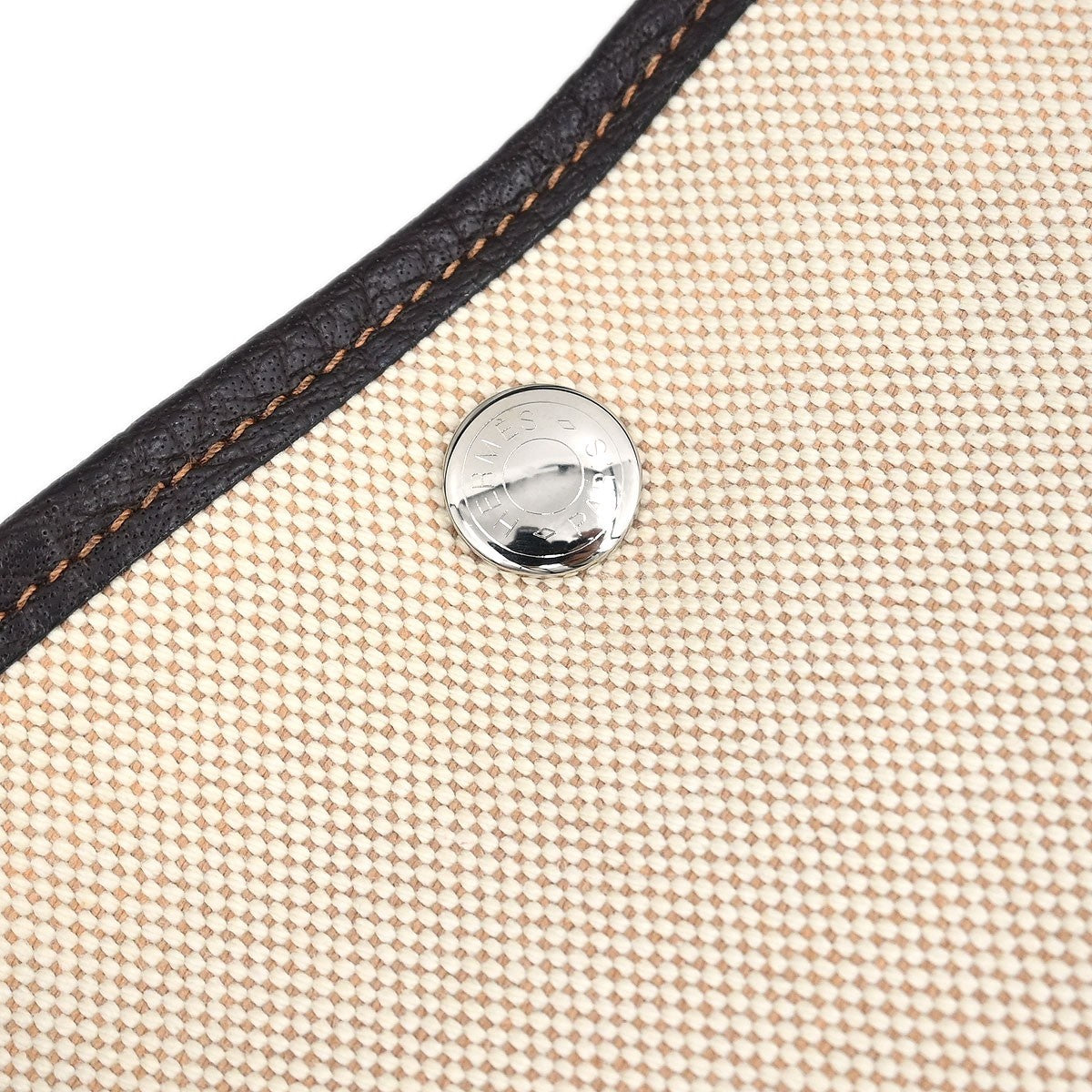 Hermes Garden Party Tote Canvas and Leather