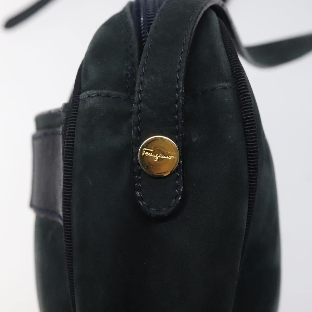 Salvatore Ferragamo Vala Shoulder Bag Suede