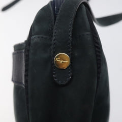 Salvatore Ferragamo Vala Shoulder Bag Suede