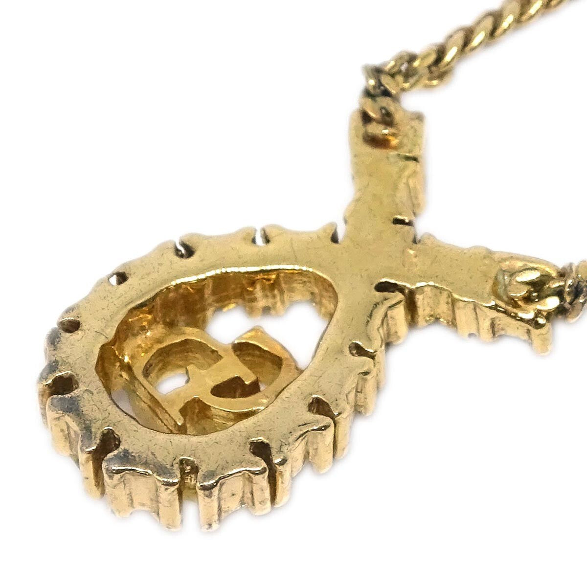 Christian Dior CD Logo necklace Metal