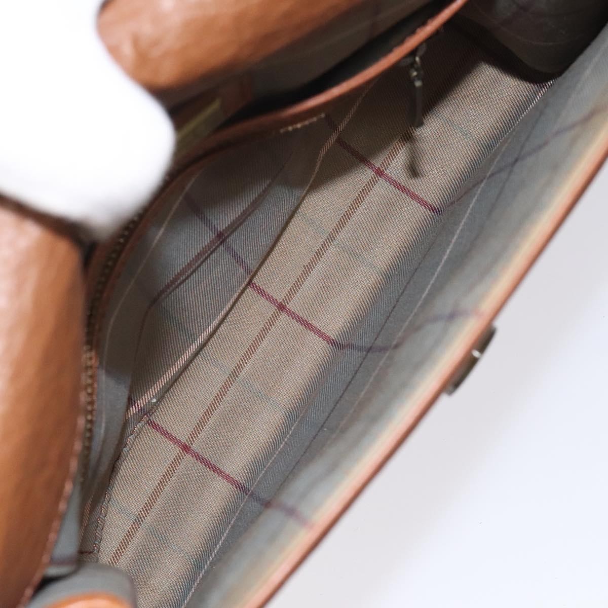 Burberry Vintage Flap Crossbody Bag Leather