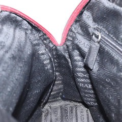 Prada Zip Around Tote Tessuto