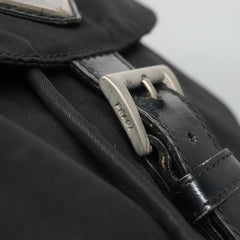 Prada Buckle Backpack Quilted Tessuto