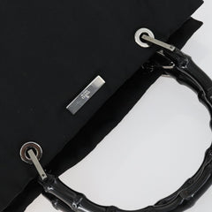 Gucci Vintage Bamboo Handle Tote Nylon