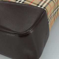 Burberry Nova check Shoulder bag Canvas and Leather