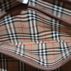 Burberry Handle Tote Leather
