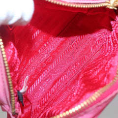 Prada Bow Camera Crossbody Bag Tessuto