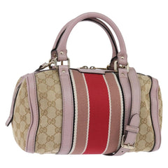 Gucci Vintage Web Boston Bag GG Canvas