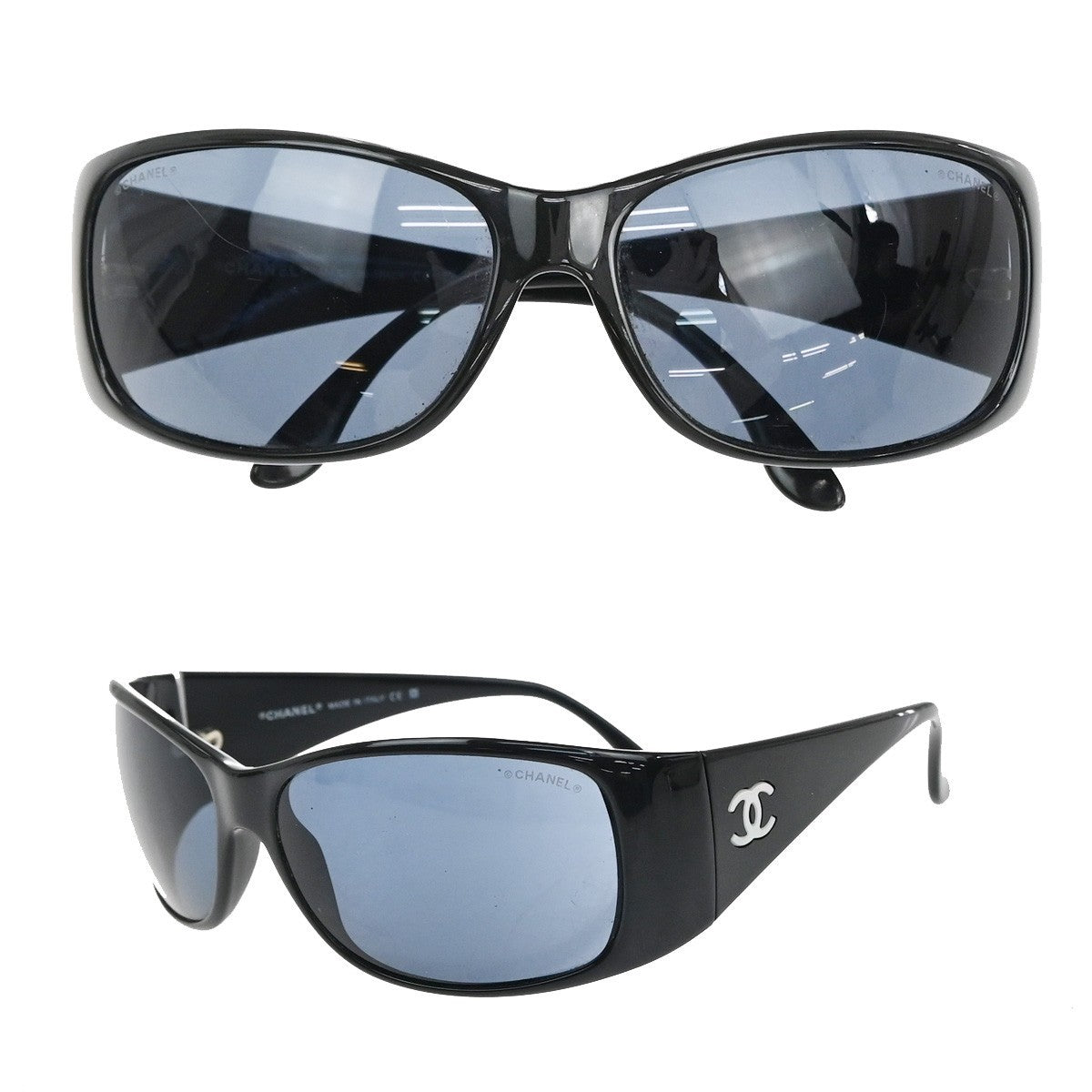 Chanel Logo CC Sunglasses Plastic