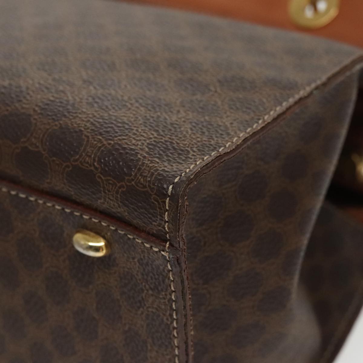 Celine Macadam Handbag Macadam with leather