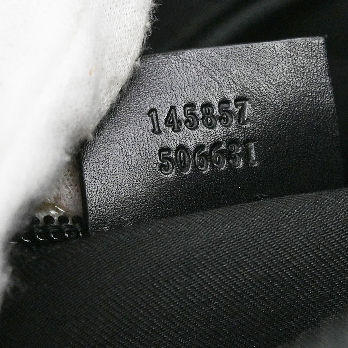 Gucci Zip Messenger Bag GG Canvas with Perforated Leather