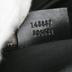 Gucci Zip Messenger Bag GG Canvas with Perforated Leather